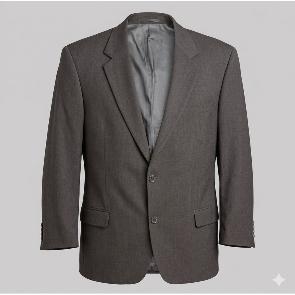 Hugo Boss Blazer Mens 42R Gray Galilei Sigma 100% Virgin Wool Sport Coat